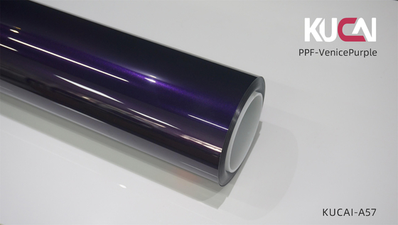 1.52mx15m Venetië Paarse gekleurde Ppf Film, TPU Automotive Verf Beschermingsfilm