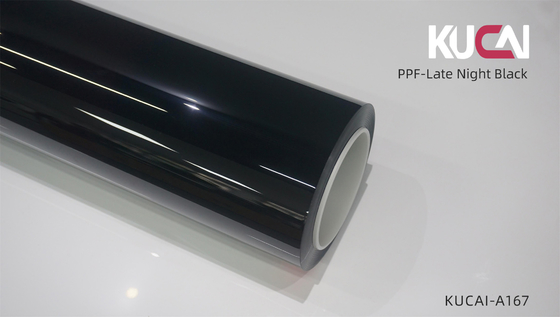 Late Night Zwarte verf beschermfilm, gekleurde PPF film anti-chipping 5ftx49ft